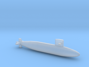 Yūshio-class submarine, Full Hull, 1/1800 in Clear Ultra Fine Detail Plastic