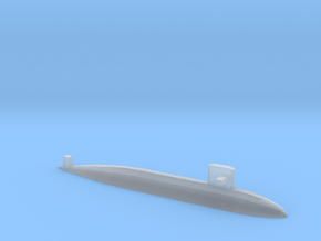 Harushio-class submarine, 1/1250 in Clear Ultra Fine Detail Plastic