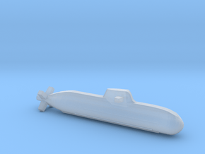 Type 212 submarine, Full Hull, 1/2400 in Clear Ultra Fine Detail Plastic