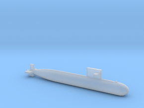 PLA[N] 093 Submarine, Full Hull, 1/1800 in Clear Ultra Fine Detail Plastic
