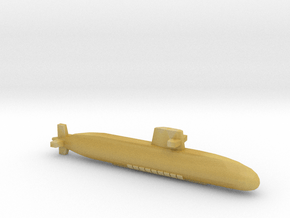 Oyashio-class submarine, Full Hull, 1/2400 in Tan Fine Detail Plastic