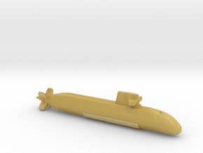 Soryu-class submarine, Full Hull, 1/2400 in Tan Fine Detail Plastic