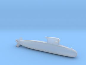 Walrus-class submarine, Full Hull, 1/1800 in Clear Ultra Fine Detail Plastic