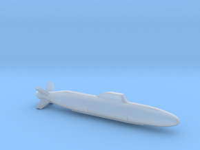 Ambush-Class submarine, Full Hull, 1/1800 in Clear Ultra Fine Detail Plastic