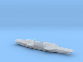 USS Midway (1992) w/Hanger, 1/1250 in Clear Ultra Fine Detail Plastic