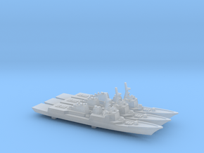 Sejong the Great-class destroyer x 3, 1/2400 in Clear Ultra Fine Detail Plastic