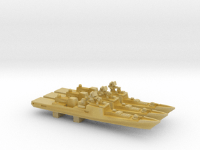Admiral Grigorovich-Class Frigate x 3, 1/3000 in Tan Fine Detail Plastic