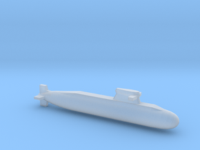 PLA[N] 039C Submarine, Full Hull, 1/1250 in Clear Ultra Fine Detail Plastic