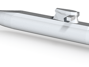 PLA[N] 039C Submarine, Full Hull, 1/2400 in Clear Ultra Fine Detail Plastic