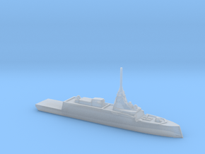 Belharra-class frigate, 1/1800 in Clear Ultra Fine Detail Plastic