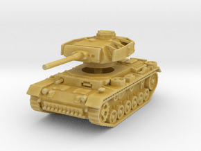 Panzer III L (Schurzen) 1/285 in Tan Fine Detail Plastic