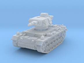 Panzer III N 1/76 in Clear Ultra Fine Detail Plastic