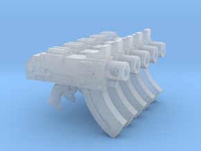 Mk87 Thunderbolt Pistols with Shark icon in Clear Ultra Fine Detail Plastic