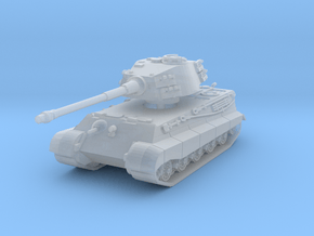 Tiger II H (skirts) 1/160 in Clear Ultra Fine Detail Plastic