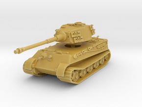 Tiger II H (no Skirts) 1/87 in Tan Fine Detail Plastic