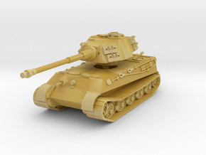 Tiger II H (no Skirts) 1/160 in Tan Fine Detail Plastic