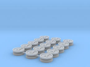 Commission 9 icons 15mm in Clear Ultra Fine Detail Plastic
