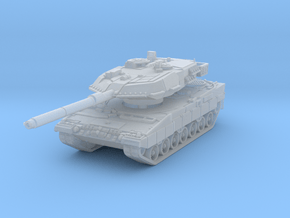 Leopard 2A6 1/76 in Clear Ultra Fine Detail Plastic