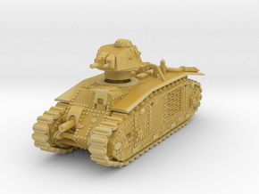 Char B1 1/160 in Tan Fine Detail Plastic