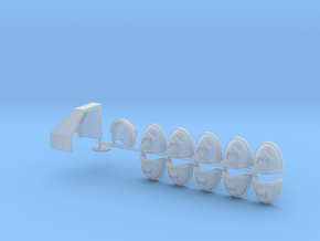 Toothed Mouth Start Collection Bundle  in Clear Ultra Fine Detail Plastic