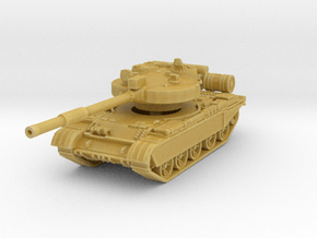 T-62 M Tank 1/100 in Tan Fine Detail Plastic