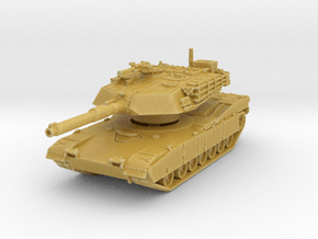M1A1 AIM Abrams (mid) 1/100 in Tan Fine Detail Plastic