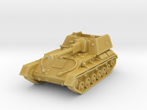 SU-76 M (late) 1/120 in Tan Fine Detail Plastic