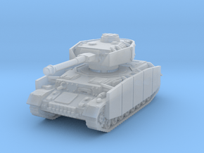 Panzer IV G (Schurzen) 1/87 in Clear Ultra Fine Detail Plastic