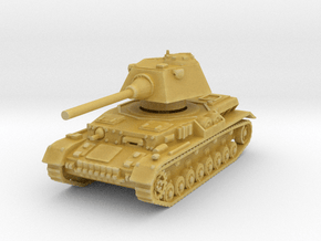 Panzer IV S 1/100 in Tan Fine Detail Plastic