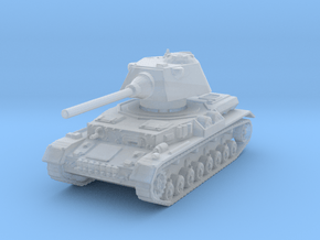 Panzer IV S 1/285 in Clear Ultra Fine Detail Plastic