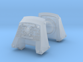 Death's Watch Count Dreadnought pads x2 in Clear Ultra Fine Detail Plastic