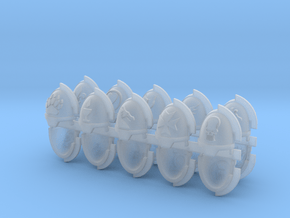 Commission 37 Gravus shoulder pads #1 in Clear Ultra Fine Detail Plastic