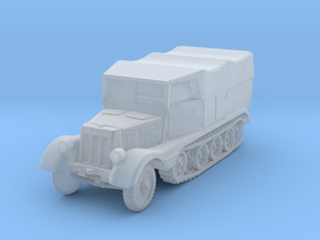 Sdkfz 11 (covered) 1/87 in Clear Ultra Fine Detail Plastic