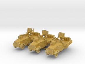 Seabrook Armoured Lorry (x3) 1/200 in Tan Fine Detail Plastic