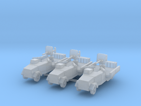 Seabrook Armoured Lorry (x3) 1/200 in Clear Ultra Fine Detail Plastic