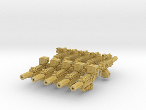 Tactical Thunderbolt Rifle #1 x10 in Tan Fine Detail Plastic