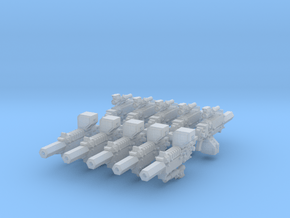 Tactical Thunderbolt Rifle #1 x10 in Clear Ultra Fine Detail Plastic