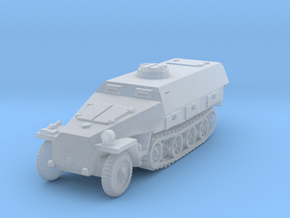 Sdkfz 251 D Closed Concept 1/100 in Clear Ultra Fine Detail Plastic