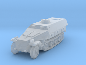 Sdkfz 251 D Closed Concept 1/87 in Clear Ultra Fine Detail Plastic