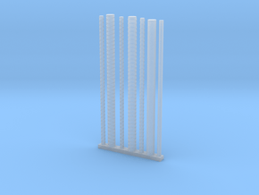 Melee weapon poles #1 in Clear Ultra Fine Detail Plastic