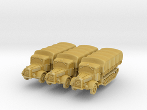 Mercedes L4500 R early (covered) (x3) 1/220 in Tan Fine Detail Plastic