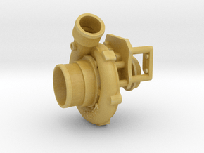 Procharger 1/25 Single Crank Mount 80mm in Tan Fine Detail Plastic