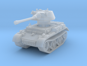 Panzer II L Puma turret 1/100 in Clear Ultra Fine Detail Plastic