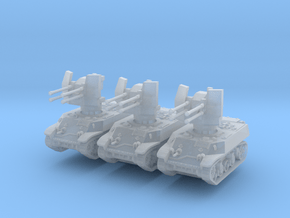 M3A3 with Flakvierling 38 (x3) 1/220 in Clear Ultra Fine Detail Plastic