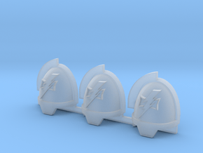 Lightning Warriors Aggressive pads x3 L in Clear Ultra Fine Detail Plastic