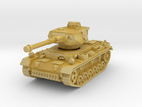 Panzer III K (Pz IV Turret) 1/56 in Tan Fine Detail Plastic