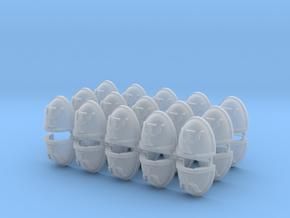 Commission 93 Mk7/8 Ψ Shoulder Pads x30 in Clear Ultra Fine Detail Plastic