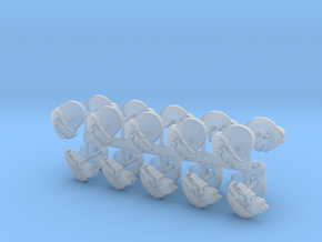 Space Vikings 5th company shoulder pad icons x20 R in Clear Ultra Fine Detail Plastic