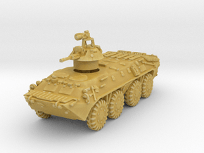 BTR-70 Afghanistan (grenade launcher) 1/100 in Tan Fine Detail Plastic