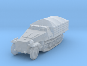 Sdkfz 251 D Pritschen (covered) 1/100 in Clear Ultra Fine Detail Plastic